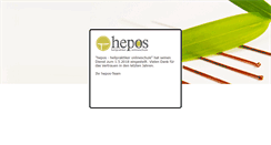 Desktop Screenshot of hepos.de